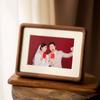 Marco de fotos de registro de boda decoración de mesa foto de lavado hecha marco de fotos de identificación conmemorativo aniversario decoración de foto de boda marco personalizado