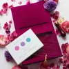 Caja de Regalo de Terciopelo de Alta Gama, Tarjeta de Invitación de Boda Acrílica, Tarjeta de Invitación de Boda de Nuevo Estilo con un Toque de Alta Gama, Estilo Ins