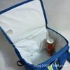 Fabricante Personalizado Azul Uma Alça Listrada Bolsa de Gelo para Alimentos Pvc Bolsa de Gelo Amiga do Ambiente para Conservação Fresca Bolsa Isotérmica Listrada 600D