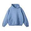 Nueva colección de otoño e invierno para hombre y mujer: Sudaderas y sudaderas con capucha de corte holgado, forradas de forro polar, modernas, con hombros caídos, de color liso, disponibles en stock para venta al por mayor y uso casual.