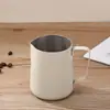 Jarra para Latte Art de Acero Inoxidable 304 con Pico Delgado Taza para Latte Art con Escala Taza Espesada para Espumar Leche Cafetera Profesional para Latte Art