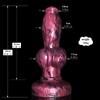 Látigo de Perro Animal Simulado, Pene Grueso, Artefacto de Inserción de Pene Masturbación Erótica Vestible Femenino, Producto Sexual para Adultos