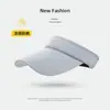 Sombrero de Copa Vacío UV Sombrero para Correr Sombrero de Sol Secado Rápido Seda de Hielo Sombrero de Tenis Hombres y Mujeres Deportes al Aire Libre Sombrero con Protección Solar Anti-UV