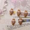 Nuevas Joyas para Uñas de Dibujos Animados Labubu para Niños Accesorios de Resina de Celebridad de Internet Pasador DIY Pendientes Accesorios para Uñas