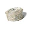 Suministro de Fábrica Cinta de Perforación con Pedrería de Color Cadena de Perlas con Adhesivo Termofusible Tira de Pedrería Autoadhesiva para Manualidades Accesorios para Ropa Incrustación de Pedrería