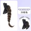 Peluca trenzada para niña, cola de caballo alta, lazo, pinza, trenza artificial, nueva trenza china de medio lazo, natural y esponjosa.