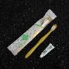 Venta al por mayor de fábrica hotel desechable cepillo de dientes pasta de dientes combinación set de lavado B & B Posada hotel se puede hacer LOGO