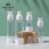 Botella Dosificadora de Vacío Botella de Spray de Viaje Tipo Pulsador Portátil Muestra de Producto para el Cuidado de la Piel Material de Empaque para Cosméticos Botella Vacía de 30ml