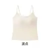 Chaleco Cálido para Mujer con Almohadillas en el Pecho Otoño Invierno 2026 Nuevo Seda Antibacteriano Camisola Capa Base No Necesita Sujetador