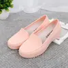 Zapatos Impermeables Suaves de Trabajo para Todas las Estaciones Botas de Lluvia para Mujer Botas de Lluvia para Mujer Boca Baja Botas de Agua Cocina Suela Gruesa Ropa de Casa para Primavera y Verano