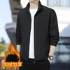 Venda Direta de Fábrica Jaqueta Mais Vendida Outono e Inverno Masculina Primavera Gola Alta Casaco Masculino Simples Estampa Personalizada com Logo