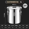 Cubo Sellado Personalizado de Acero Inoxidable 304, Extra Grueso, Multiusos, Grado Alimenticio, Aislado, Gran Capacidad, Hermético, Cubo para Sopa Comercial