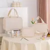 Bolsa de Maquillaje Nueva y de Moda con Gran Capacidad, Alto Valor Estético, Bolsa de Almacenamiento de Viaje Simple y Portátil, Neceser Impermeable de Mano