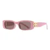 Gafas de sol de caja populares en Internet transfronterizas mismo estilo, gafas de sol resistentes a los rayos UV, gafas de sol de alta calidad para mujer para fotos callejeras, de moda para hombre