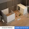 Valla para Perros Perro Pequeño Hogareña Interior Una Habitación Un Guardia Valla para Mascotas Perrera con Zona de Baño Jaula Antiescape para Perros