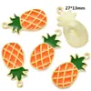 Accesorios de Aleación para Joyería DIY, Colgantes de Frutas y Verduras con Goteo de Aceite, Colgantes para Collar, Accesorios para Aretes W207