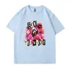 Camiseta Casual 2025 para Hombre y Mujer de Manga Corta Diaria Casual Estampado de Letras Holgada de Manga Corta Al por Mayor