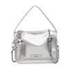 Bolso de Mano Cuadrado Pequeño de Estilo Coreano a la Moda 2025 Nuevo Cadena Simple Moda Versátil Bolso de Hombro Bolso de Axila de Alta Gama