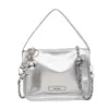 Bolso Pequeño Elegante de Comercio Exterior Transfronterizo, Nuevo Bolso Cuadrado Pequeño con Cadena de Alta Gama, Bolso de Mano para Viajes Diarios, Bolso de Hombro, Bolso Cruzado con Tacto Premium