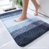 Alfombrillas de Piso para Baño con Degradado Transfronterizo, Alfombrillas Antideslizantes de Secado Rápido para Baño, Alfombra Doméstica Moderna y Sencilla Etiquetado y Entrega