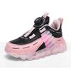 Sapatos Infantis Transfronteiriços 6-12 Anos Sapatos Esportivos Primavera e Outono Couro Respirável Crianças Meninas Versátil Casual Sapatos de Pai