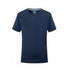 Camiseta de seda de hielo de secado rápido con logotipo impreso personalizado, cuello redondo, manga corta, para actividades de grupo, publicidad, ropa de trabajo grupal, venta al por mayor