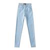 Otoño e Invierno Nuevo Moda Europea y Americana para Mujer Lavado Ajustado Denim Pierna Recta Pantalones Lápiz K10021