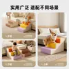 Escadas para pets com degraus resistentes ao desgaste e antiderrapantes para proteger as articulações, adequadas para cães pequenos e gatos subirem em camas, banquinho de três níveis para sofá, escada de escalada para cães idosos