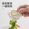 Colador de Fregadero de Cocina Desagüe Fregadero Doméstico Lavabo para Lavar Verduras Cesta Coladora Filtro de Agua a Prueba de Olores