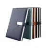 Cuaderno A5 de Cuero Suave con Logo Personalizado, Bloc de Notas de Negocios de Gama Alta con Cierre Magnético, Libreta de Registro para Reuniones de Trabajo, Personalización Empresarial