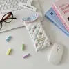 5782 Bolsa Acolchoada Macia Acolchoada para Armazenamento de Óculos para Meninas, Estojo Portátil Anti-Pressão para Armazenamento de Óculos de Sol, Estojo de Óculos de Mão