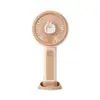 Ventilador Pequeño Portátil de Dibujos Animados Nuevo de Verano Transfronterizo Ventilador Pequeño de Escritorio Soporte para Teléfono Móvil Ventilador Regalo Venta al por Mayor
