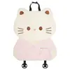 Cojín de Asiento de Coche de Invierno Gato Lindo de Dibujos Animados Funda de Asiento de Coche Felpa Gruesa Cálido y Lindo Cojín de Asiento de Coche