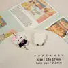 Gatito Lindo con Falda Dibujo Animado Cuentas Sueltas Accesorios de Aleación Material Creativo Colgante Cadena para Celular Joyería DIY Niña