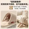Pantuflas de algodón silenciosas para mujer, otoño e invierno, para interiores, cálidas, de felpa, sin ruido, antideslizantes, para uso doméstico, pantuflas de algodón transpirables para hombre
