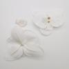 Cabeza de flor de Phalaenopsis de 10 cm de diámetro, decoración del hogar, flor de boda, planta de pared, flor falsa, flor seca para boda.