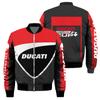 Outono e inverno de 2021 Nova Moda Europeia e Americana transfronteiriça Jaqueta masculina com estampa digital 3D esportiva casual masculina para corrida