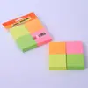 Atacado Coreia nova cor tira fluorescente N vezes autoadesivo aviso Post-It nota cor de doce caderno 4 peças