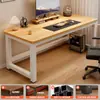 Escritorio de Computadora para Dormitorio, Uso en Casa, Escritorio Rectangular de Oficina, Escritorio de Estudio para Estudiantes, Escritorio Sencillo Personalizable