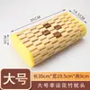 Almohada fresca de verano almohada de bambú mahjong hueca transpirable tapete fresco almohada protección cuello sala de vapor almohada con cuentas de masaje para una persona caliente