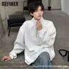 Moda Coreana Masculina Otoño e Invierno Versátil Sudadera con Cuello Alto y Media Cremallera para Hombre Tendencia Color Sólido Holgada y Cómoda Cuello Alto