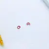 1,2 * 8mm anel aberto de cor pintada anel de conexão chaveiro anel de conexão de ferro material de anel para pendurar diy feito à mão
