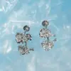 Varita de Hada Labio Uña Acero Inoxidable Espiral Exterior Adorno Labial Incrustación de Cobre Zirconia Hélice de Oreja Nuevo Piercing Joyería Venta Directa de Fábrica