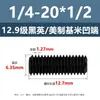 Tornillos de Fijación con Cabeza Avellanada Estándar Británico y Americano Grado 12.9, Tornillos Sin Cabeza de Allen, Tornillos de Fijación para Máquina 2 # 4 # 1/4
