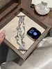 Banda Elástica para Reloj de Perla y Piedra Ojo de Gato Adecuada para Apple Watch iWatch 12ª Generación 11/10