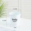Balde de lata cor de doce, vaso para suculentas, balde de brinquedos, balde de praia, porta-pincéis de maquiagem e canetas, balde criativo para organização de mesa