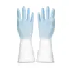 Guantes para Lavar Platos para Mujer en la Cocina, Guantes Duraderos de Caucho Látex para Lavar Platos, Lavar Ropa, Limpieza del Hogar, Protección Impermeable