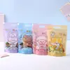 Bolsas de Dibujos Animados de Pie para Snacks, Bolsas Sellables con Cierre Zip para Productos Horneados, Dulces de Leche, Bolsas de Empaque para Pastel de Durazno al por Mayor