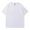Camiseta Publicitária de Algodão Puro com Logo Personalizado de Manga Curta Roupa de Trabalho Uniforme de Turma Gola Redonda Camiseta Cultural Uniforme de Grupo Familiar