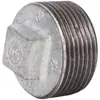 Tapón galvanizado rama de construcción estándar nacional tapón de tubería engrosado tubería de gas y fuego tapa de rosca externa tapón externo accesorio de tubería de acero